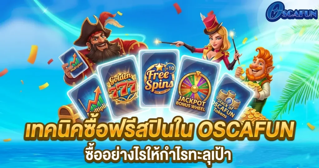 เทคนิคซื้อฟรีสปินใน OSCAFUN ซื้ออย่างไรให้กำไรทะลุเป้า